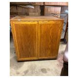 Wood cabinet