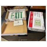 Green LED exit sign ï¿½ new in box