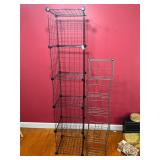 Cubicle storage and metal rack