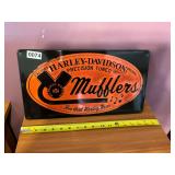 Harley Davidson mufflers ï¿½ metal sign