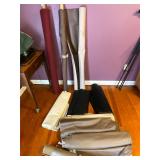 Assorted leather/leather/carpet material