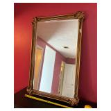 Large, beautiful, gold framed mirror