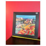 Framed picture Spanish decor