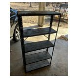 Five tiered metal shelf ï¿½ sizes in pictures