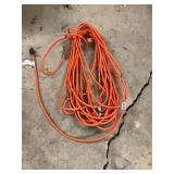 Large, heavy duty, orange extension cord
