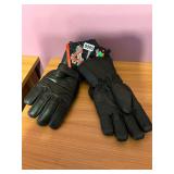 Leather riding gloves size large