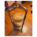 3- tier wooden rack