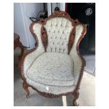 Beautiful Bergere Fruitwood McKettrey chair