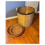 Large wicker basket