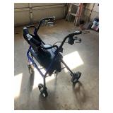 Hugo seated walker and manual walker