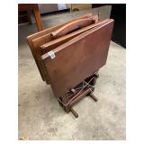 4 ï¿½ wood TV trays