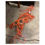 Large, heavy duty, orange extension cord