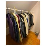 Closet, full of coats, sweaters, jackets