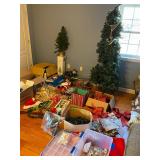 Christmas tree, bows, lights, decorations ï¿½ all