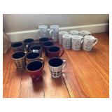 18- assorted coffe cups and mugs
