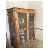 Wooden and screened cabinet