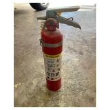 Charged fire extinguisher
