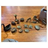 15- assorted brass decor