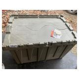 Plastic storage tote