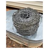 Roll barbed wire fencing