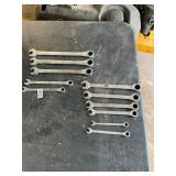 11- standard  metric gear wrench ratchet wrenches