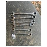 6- Matco ratchet wrenches. SAE