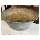 Vintage galvanized tub