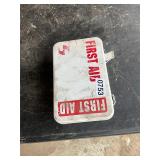 Metal boxed first aid kit