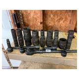 23- 3/4 ratchet, sockets, extensions