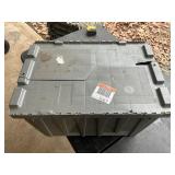 Plastic storage tote