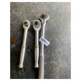 3- assorted 3/8 ratchets