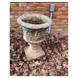 Large heavy concrete planter