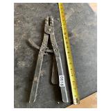 Ratcheting snap ring pliers