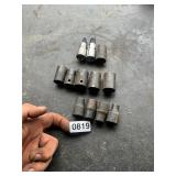 12- Snap On 1/2 sockets