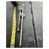 Snap On ratchet and extension 3/8