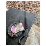 New pressure washer hose and 3and