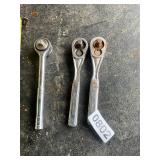 3- assorted 1/4 ratchets