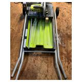 Ryobi tile saw and table