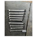 9- standard SNAP-on wrenches 3/8- 3/4