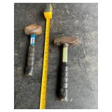2- hand sledge hammers