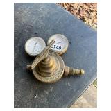Victor oxygen and acetylene gauges