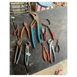 10- assorted pliers