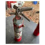 Small charged fire extinguisher