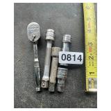 Snap-On 3/8 ratchet and extensions