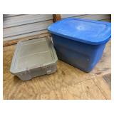 2 Totes w/Lids - Back Shed