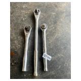 3- assorted 3/8 ratchets