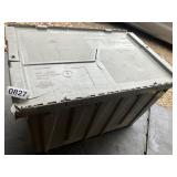 Plastic storage tote