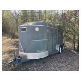 16 foot Ponderosa horse trailer ï¿½ new tires
