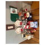Assorted lot Christmas decor