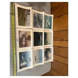 9- military plane pictures/lithographs